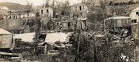 Orkanen 1916   Oedelagte arbejderhuse i Charlotte Amalie
