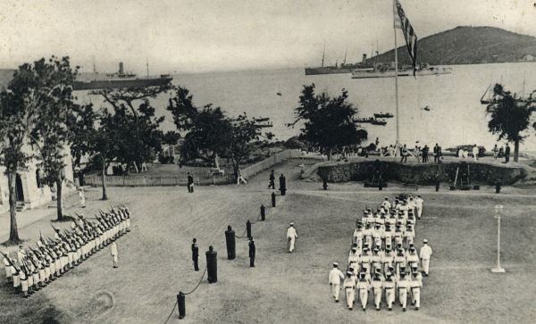 Transfer Day 31. marts 1917 i Charlotte Amalie efter USA overtagelse