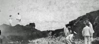 Orkanen 1916   Orlogsgaster og civile rydder op